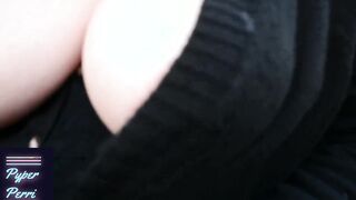 Huge Boobs Boobwalk in the Woods