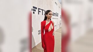 Nina Dobrev- Ample nudity dress (2022) Nude TV Movie Scene