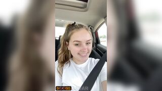 And this boring excursion is diluted by a lush nymph with nude funbags by rosikarterkiss - Topless TikTok