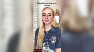 Ash-Blonde TikTok with freckles mesmerizes with the sweetheart of her breasts by madisonmoores - TikTok Nude