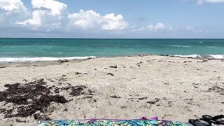 COUGAR caught wanking on Bare Beach