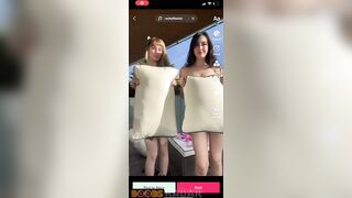 Aspiring TikTok bloggers stash their beautiful nude bods under ample pillows by jazminej - BOOBS RADAR