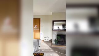 Cheerleader switches form and remains nude on her TikTok by mysteriousmagsx - TIKTOK SEXY