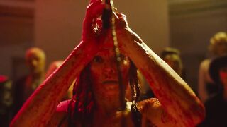 Fatma Mohamed nude - Flux Gourmet (2022) naked on stage performance