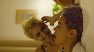 Jasmin Savoy Brown, Sophia Taylor Ali - goddamnit (2022) nude movie scene