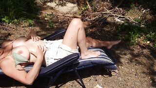 I get my big natural tits out in public