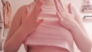 18yo teen massages big boobs