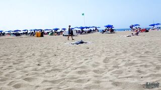 Notgeil am Strand in Spanien | Public im Urlaub