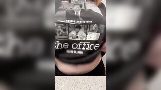 Breast Spurt From A Cougar With LARGE All-Natural Boobs