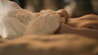 Nina Aboutajedyne, Emilia Schüle dressed sex scene - Marie Antoinette (2022) s01e05-06