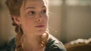 Nina Aboutajedyne, Emilia Schüle dressed sex scene - Marie Antoinette (2022) s01e05-06