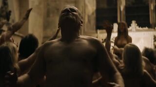 Kate Dickie, Jemima Rooper nudity thriller scene - Matriarch (2022)