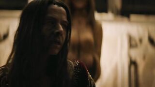 Kate Dickie, Jemima Rooper nudity thriller scene - Matriarch (2022)