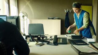 Flonja Kodheli nude - Exil (2020) Sex Scene (side-boobs)