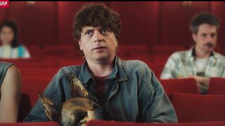 Miriam Stein topless - Moskau Einfach! (2020) naked on stage scene