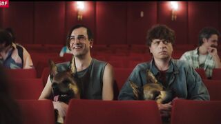 Miriam Stein topless - Moskau Einfach! (2020) naked on stage scene