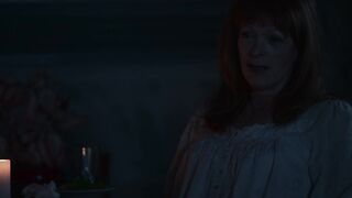 Gina Rodriguez in public nudity movie scene - Awake (2021)