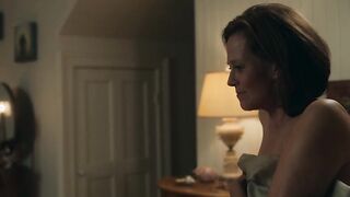 Sigourney Weaver sex, Morena Baccarin hot - The Good House (2021) Hot Movie Scene