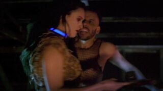 Rumer Willis, Destiny Austin, Gitana Barker, Chesaree Carillo, etc - Future World (2018) Topless Scene