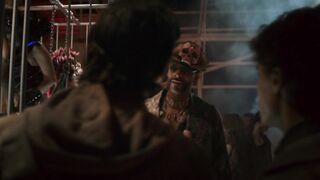 Rumer Willis, Destiny Austin, Gitana Barker, Chesaree Carillo, etc - Future World (2018) Topless Scene