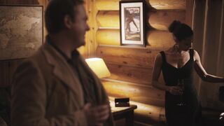 Thandiwe Newton - God's Country (2022) Naked Scene from the movie