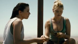 Grace Caroline Currey, Virginia Gardner - Fall (2022) Thriller Scenes