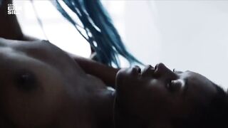 Camilla Damião, Ana Hilário nude - Mars One (2022) Lesbian Topless Scene from the movie