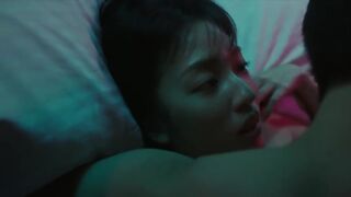 Helena Hsu, Yu-Xuan Wang - Little Blue (2022) nudity scene from the movie