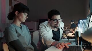 Paulina Andreeva, Nino Ninidze, Alena Akimova - 13 Klinicheskaya (2022) Russian TV Show. Topless Episode