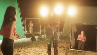 Monica Barbaro, Whitney Cummings, Catherine Cohen nude - At Midnight (2023) nudity scene