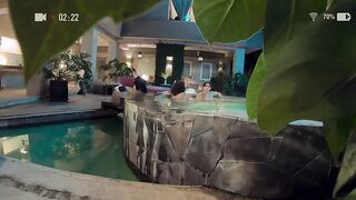 Lizeth Selene, Giovanna Grigio, Azul Guaita Bracamontes sexy - Rebelde s01e05 (2022) hot lesbian and bikini party scene