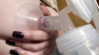 Pumping my turgid cougar globes