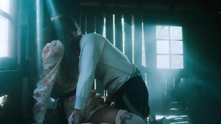 Emma Corrin naked - Lady Chatterley's Lover (2022) Sex scenes from the movie