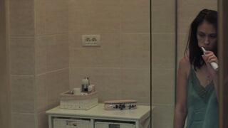 Mãlina Manovici nude - A Higher Law (2021) Bathroon nude & Sex car scenes