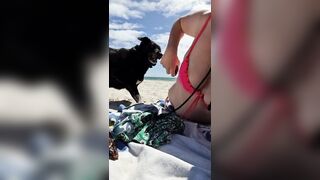 Beach nipple slide POV SEX it's our very first rendezvous and I don't know my hooter's out. Your draining it while I'm talk