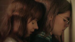 Anwen O'Driscoll, June Laporte nude - You Can Live Forever (2022) all lesbian hot kiss scenes