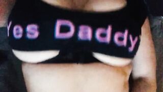 See my massive melons popping out for stepdaddy