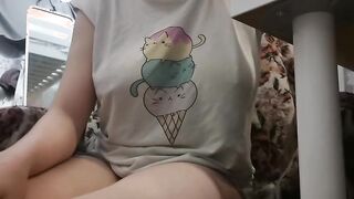 Frolicking with jugs while the beau is in the douche