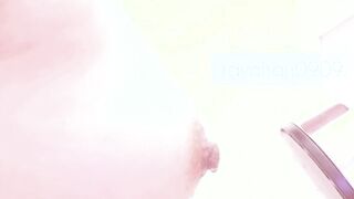 Awful Nipple Masturbation - Side Angel