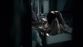 Laurence Hamelin, Lily Cole, Sarah Gadon sex - The Moth Diaries (2011) voyeur nudity thriller scene