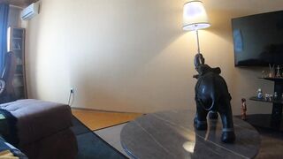 Nudity Yoga from a amazing neighbor