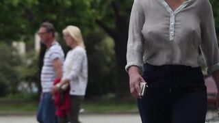 Flashing Boobs in public