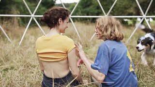 Jana McKinnon, Noemi Nicolaisen, Julia Hummer, Julia Anna Grob etc. nudity - See You in Hell (2022) Topless Scenes