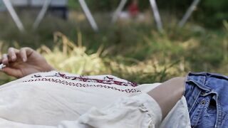 Jana McKinnon, Noemi Nicolaisen, Julia Hummer, Julia Anna Grob etc. nudity - See You in Hell (2022) Topless Scenes