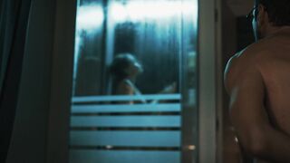 Claudia Gerini topless - Per tutta la vita (2021) Shower scene