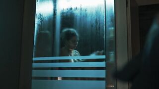 Claudia Gerini topless - Per tutta la vita (2021) Shower scene