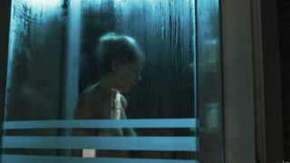 Claudia Gerini topless - Per tutta la vita (2021) Shower scene
