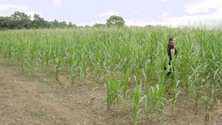 Rebecca Rinehart topless - Sharks of the Corn (2021) nude actress