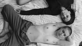 Emily Allen nude, Michèle Belgrand - The girl with two heads (2018) topless fight scene