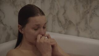 Iben Akerlie topless - Elephant Skin (2015) hot tub nude scene